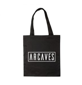ARCAVES - Logo Black Tote Bag